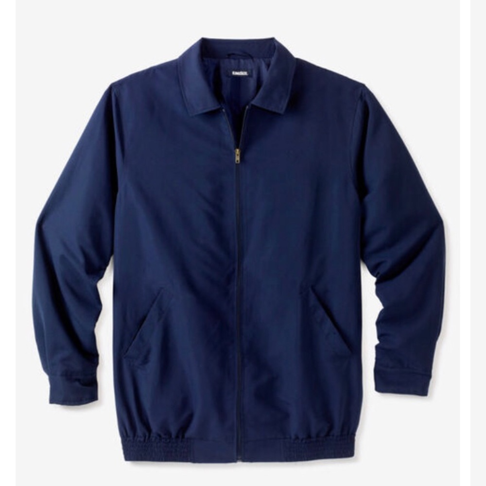 Men’s Harbor Bay Water and Wind Resistant Bomber Jacket. Big & Tall. Size 4XLT